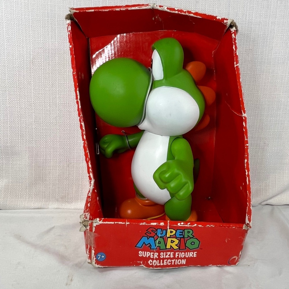 Banpresto Super Mario Super Size Figure Collection Yoshi 9 Inch Vinyl 2009